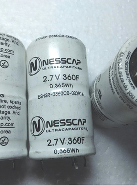 拆机 韩国NESSCAP 超级法拉电容 2.7V 360F 超级法拉电容器