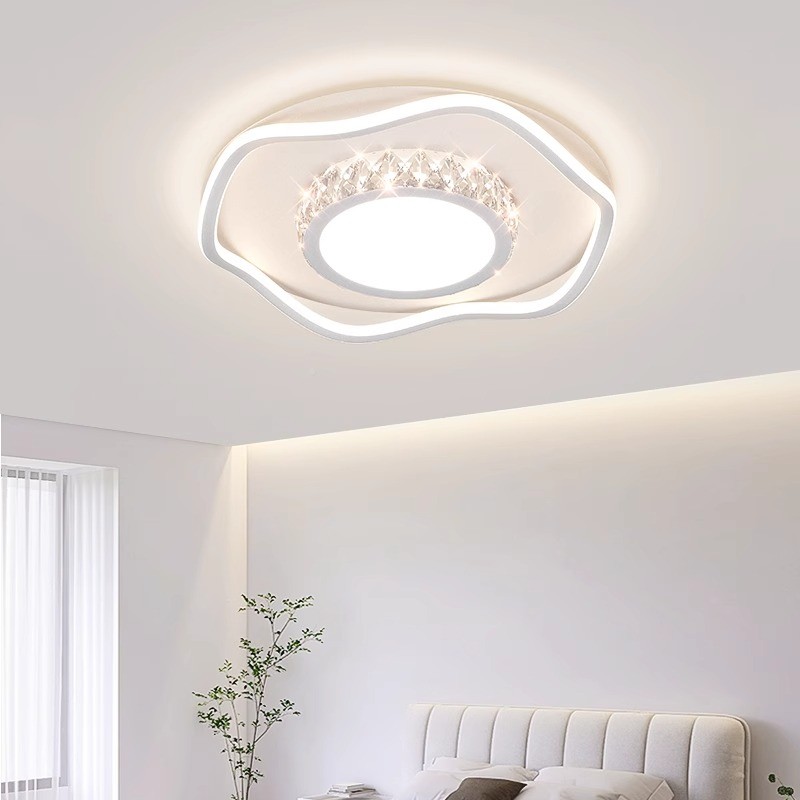 卧灯现约轻具奢级餐感水代晶客灯具全高简室屋套厅顶灯中吸山9992