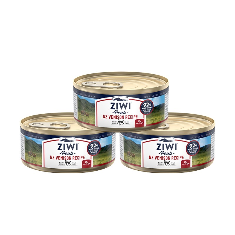 罐Z味全益罐wi滋头巅TIQ猫猫i主粮湿粮8粮猫通用猫鹿峰肉口35g