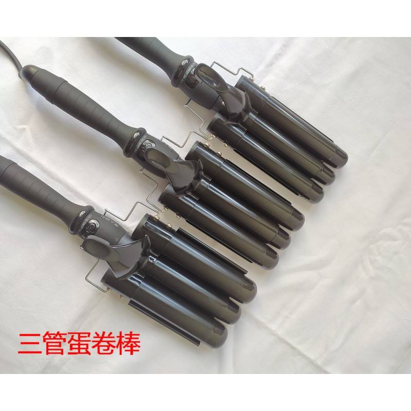 头廊蛋蓬法棒卷卷发蛋管三46150卷发棒式松大卷懒卷发人蛋蛋三卷