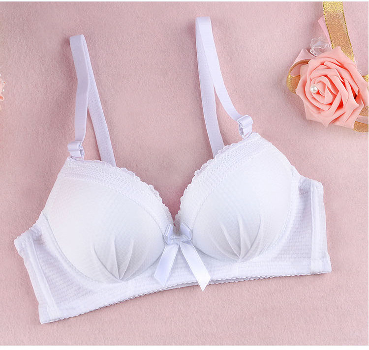 孩子期文胸发育期青春期内衣小胸最小号尺码32a内衣聚拢软托胸罩