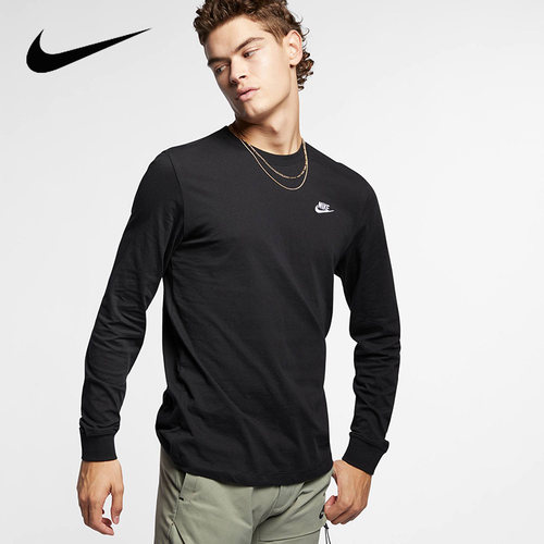 Nike耐克男子长袖T恤春季纯棉