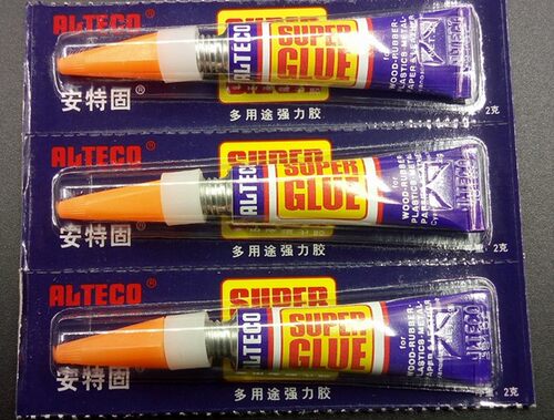 台球杆粘皮头专用胶水502快干安特固强力专为球房用9.9=6支包邮价
