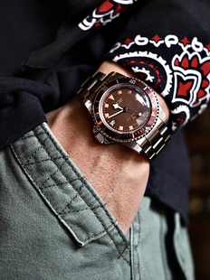 DAGGER AXE达戈尔手表复古机械潜水表雪花针vintage日潮防水手表