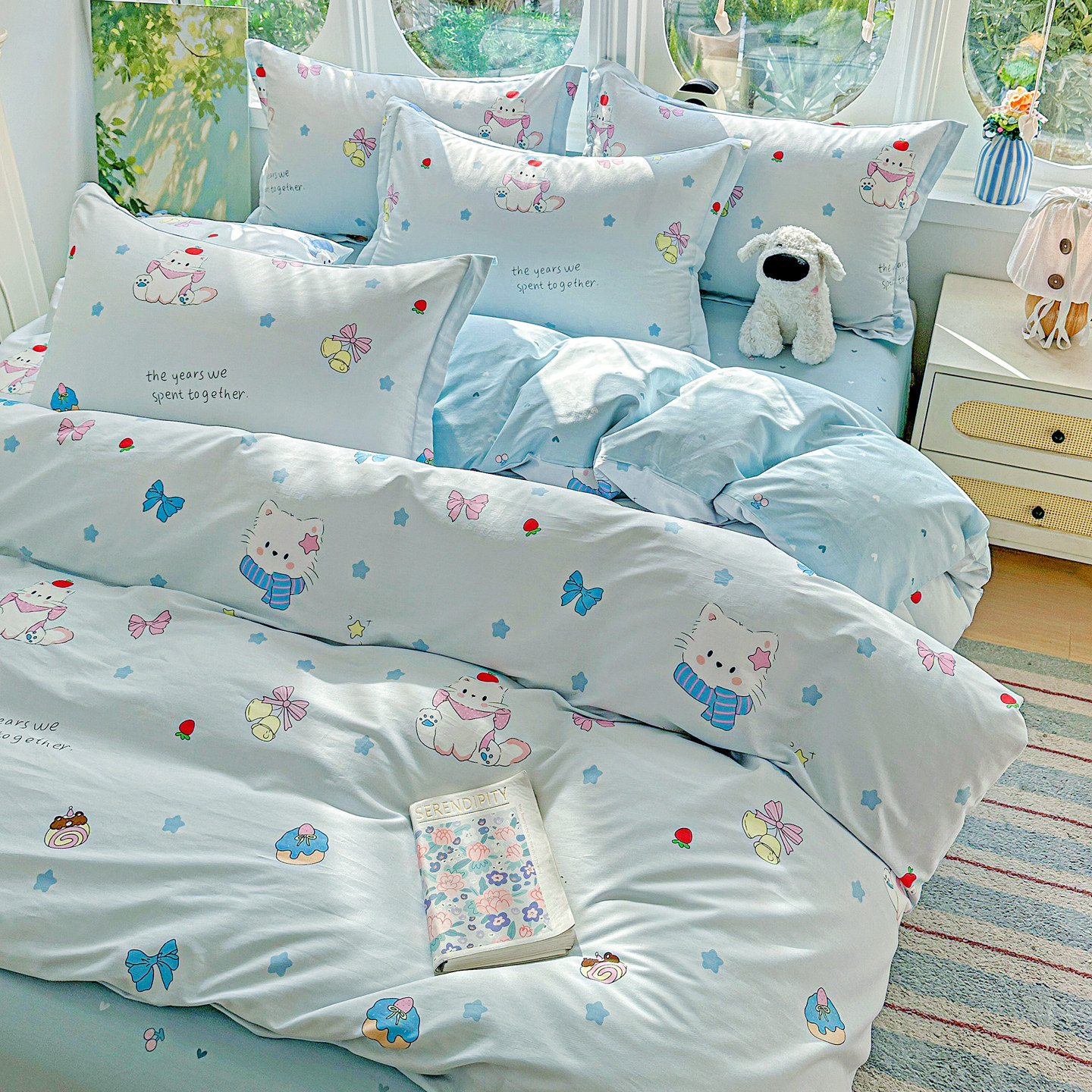 裸睡款被套单件新疆全棉纯棉枕套三件套家用双人单人宿舍学生被罩,床上用品,床品套件/四件套/多件套,淘宝优惠券,粉丝福利购,淘宝优惠卷