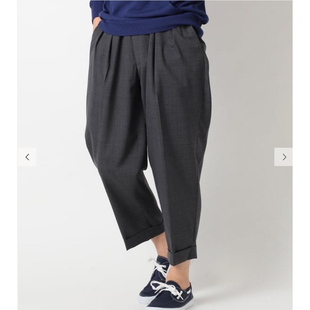可以贴身穿 复古羊毛休闲裤 超细腻羊毛裤 垮裤 经典 plus线