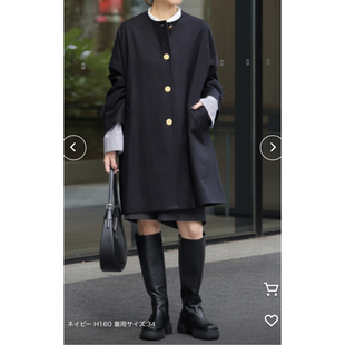 长款 纯羊毛 100%羊毛麦尔登羊毛大衣金扣 苏格兰 7万