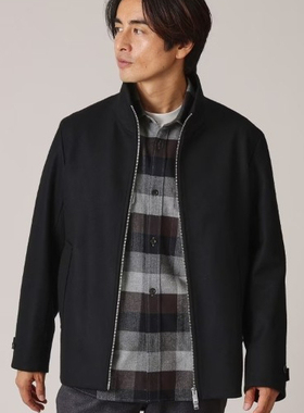 男款 6万 纯羊毛 短款高端t@keo羊毛大衣