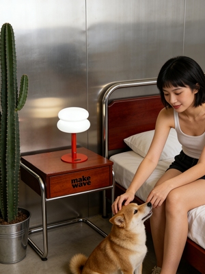 ME中古风火星云顶充电氛围灯客厅卧室装饰台灯个性夜灯家居礼物