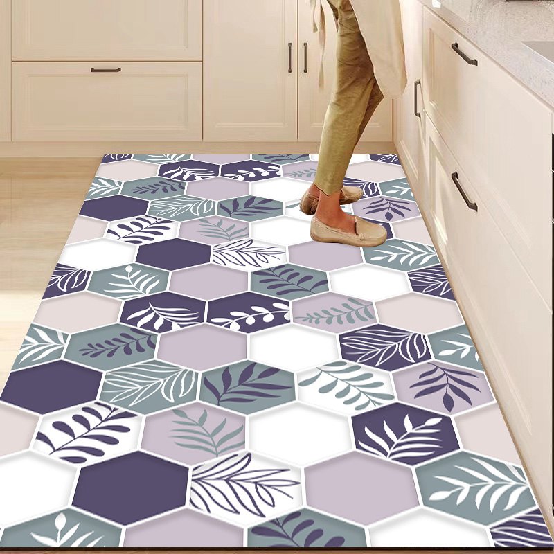 pvc可擦厨房地垫防滑防油防水