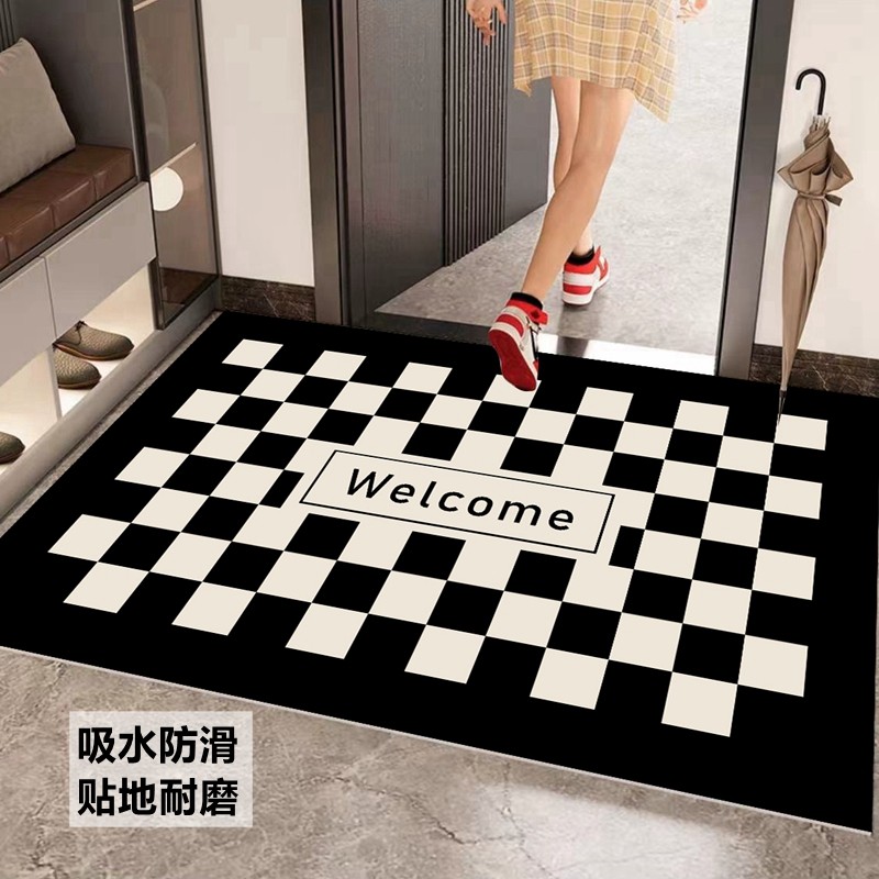入户门垫进门玄关满铺脚垫浴室门口科技布橡胶防滑吸水地垫可裁剪,居家布艺,家用脚垫,淘宝优惠券,粉丝福利购,淘宝优惠卷