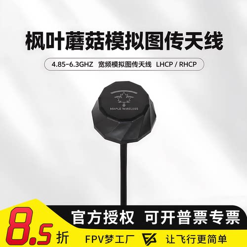枫叶蘑菇模拟图传天线高清全向
