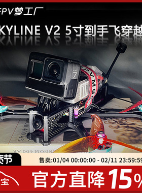 FPV SKYLINE V2 黑鸦 模拟 4S 6S 高清 到手飞 整机 穿越机