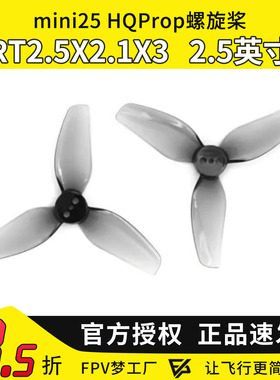 Mario mini25同款 HQProp RT2.5X2.1X3 2正2反 2.5寸竞速机螺旋桨