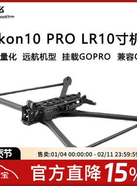 化骨龙 Rekon10 PRO LR10寸 远航 机架 FPV穿越机 8MM O3图传