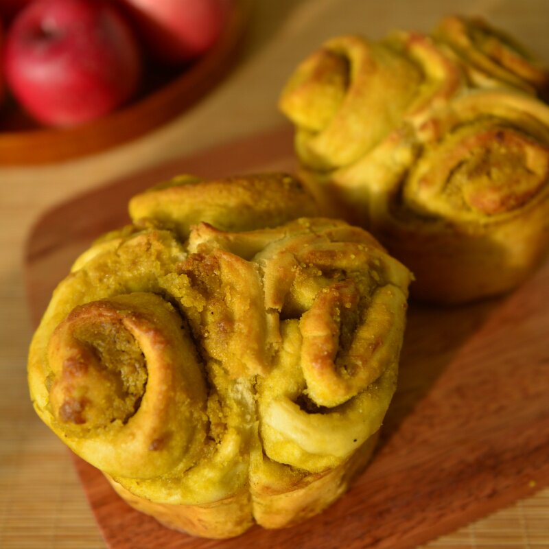 洮滋味手工烤馍锅盔烤花卷碱多种口味甘肃特产包装早餐糕点