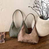 有趣琳 腋下包女高级感通勤包包复古百搭单肩上班简约手拎包