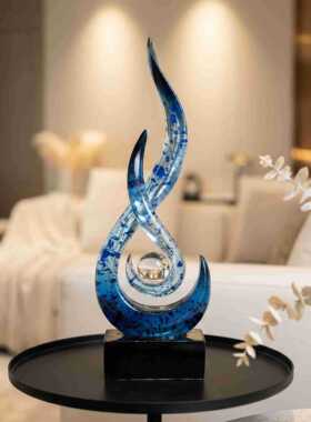 有趣琳 抽象艺术摆件轻奢客厅电视柜创意饰