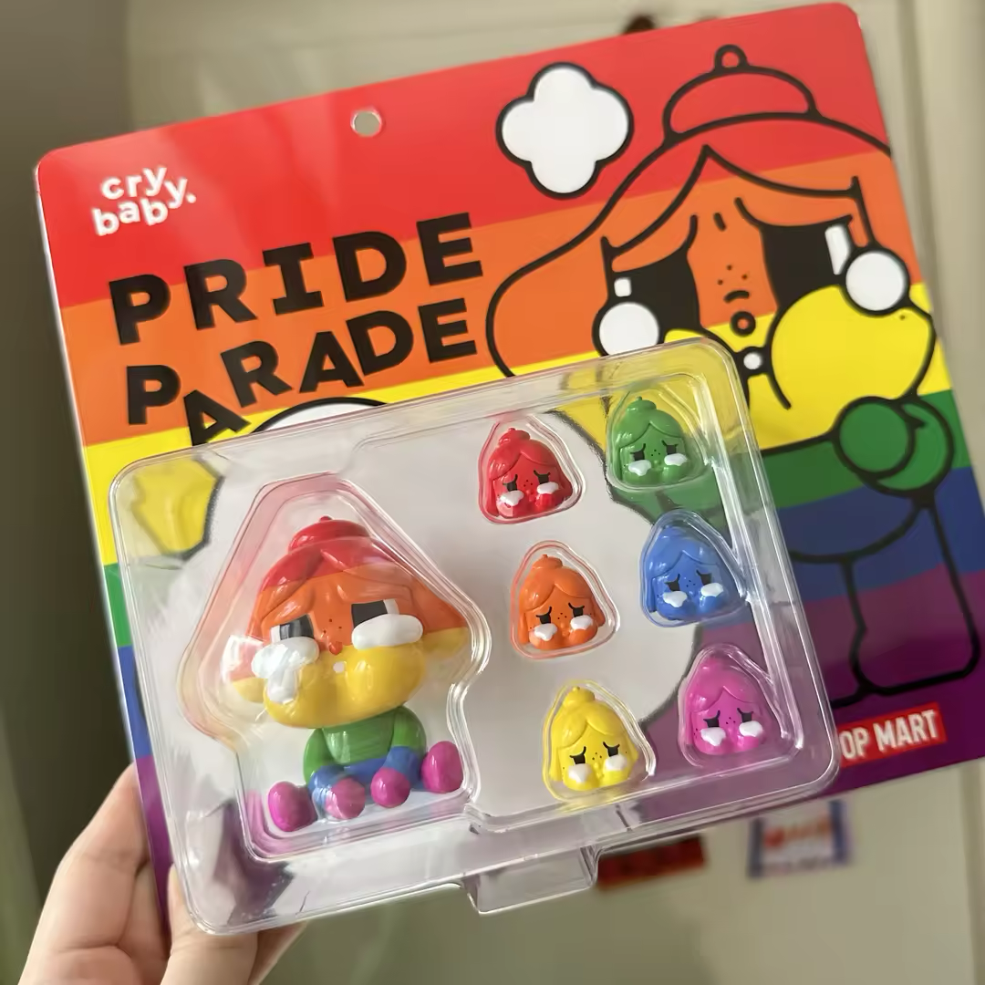 thumbnail for Bubble Mart Crybaby Crybaby Gacha Thailand Limited Pendant Cute Ornament Trendy Play Vinyl Plush Doll