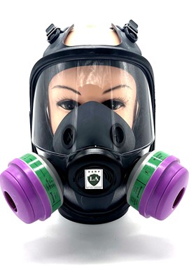 霍尼韦尔防毒面具54001黑色过滤式大视野75scp100滤毒盒全护6800