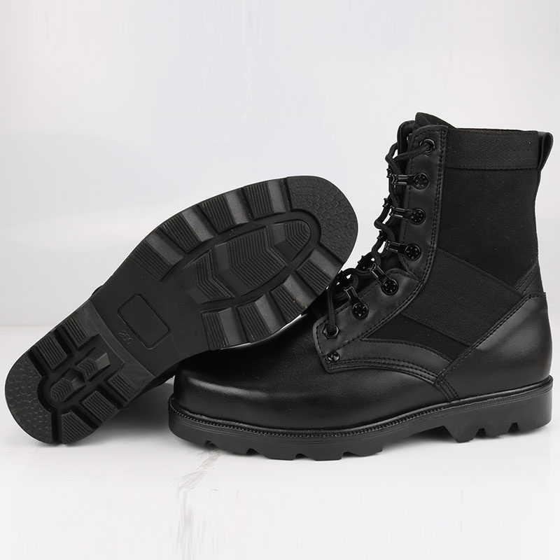 Boots militaires pour homme en cuir - Ref 1397682 Image 3