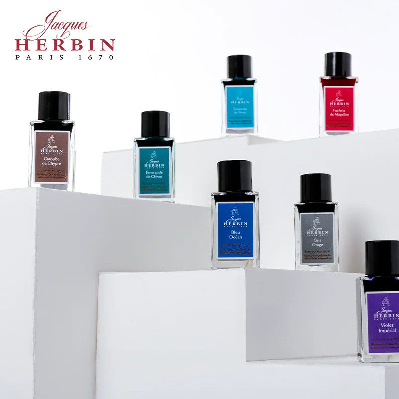JACQUES HERBIN简赫本1670/1798火漆封蜡墨水手工玻璃瓶墨水钢笔