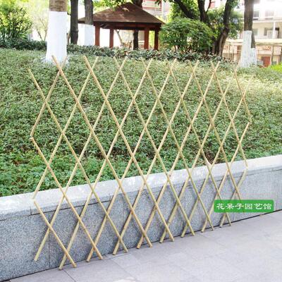 拉伸型网格竹篱笆植物攀爬绿化带