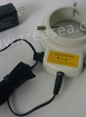 可调光48颗粒LED显微镜用环形灯白光照明配PSE电源出口日本