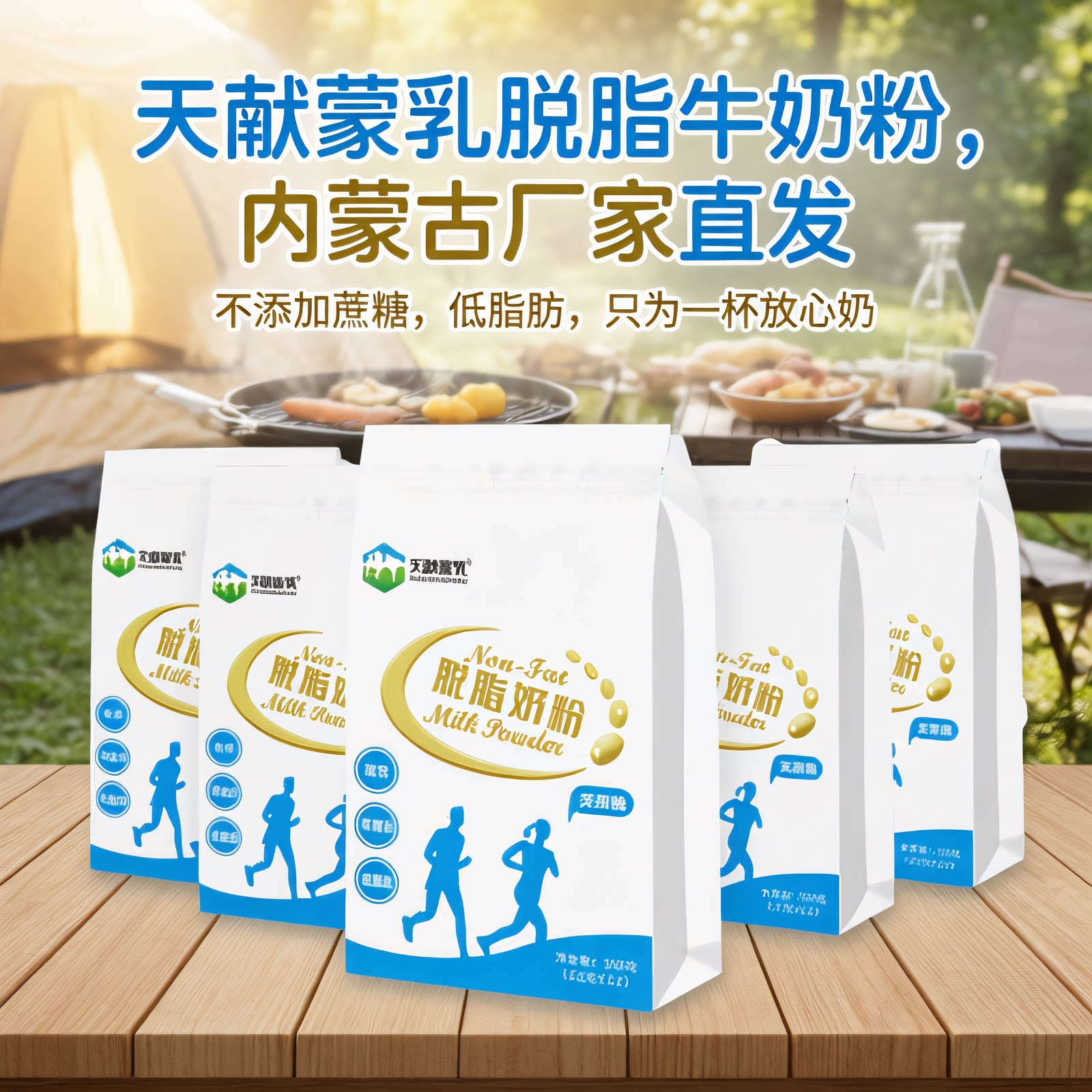脱脂奶粉无蔗糖高钙高蛋白减脂