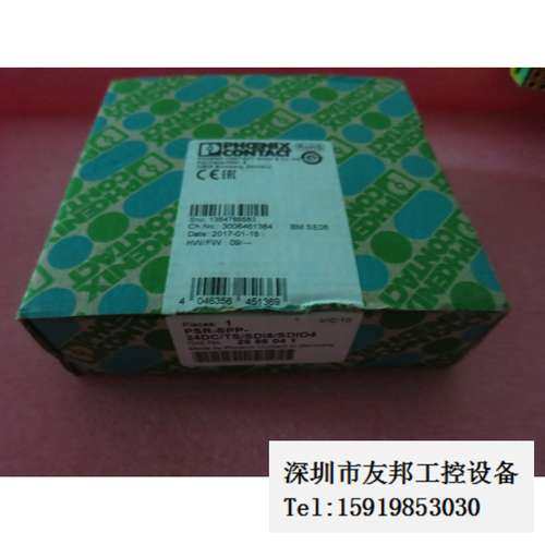 A027*全新菲尼克斯 PSR-SPP-24DC/TS/SDI8/SDIO4 298604议价