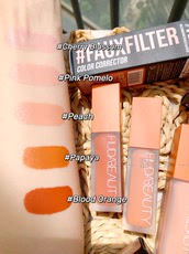 Жидкость/сливки huda beauty橙调/粉调眼部修正遮瑕液 持久修正提亮黑眼圈瑕疵