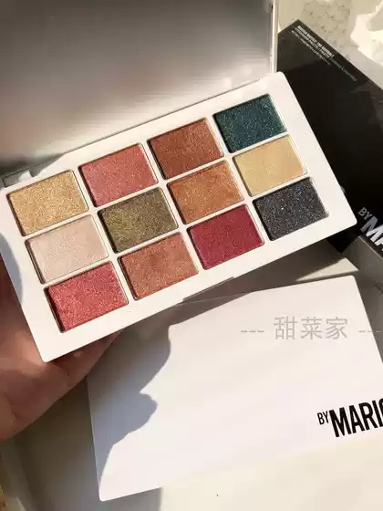 In Stock Now~Makeup by Mario 12-Pan Eyeshadow Palette Nude Color Zhang Xiaohui Master Metallics