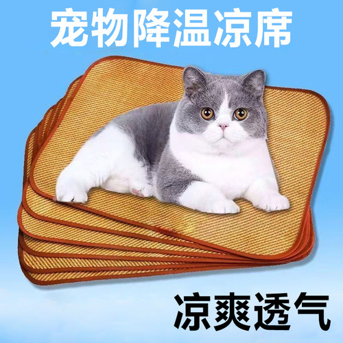 宠物凉席狗凉席猫咪降温垫子