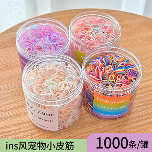 宠物皮筋扎头发头绳饰品狗狗发圈约克夏马尔济斯专用发饰小狗头饰