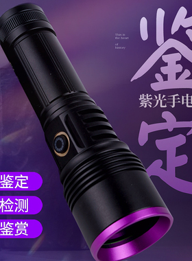大功率紫外线珠宝鉴定手电筒