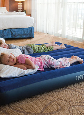 INTEX充气床垫单人双人折叠加厚气垫床家用户外帐篷床便携午休床