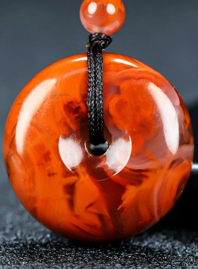 墨雨轩男女款南红玛瑙原石雕刻