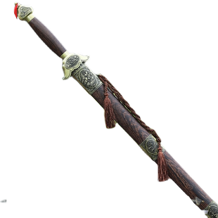 君子剑不锈钢太极剑鸡翅木鞘男女太极剑半硬剑晨练太极剑未开刃