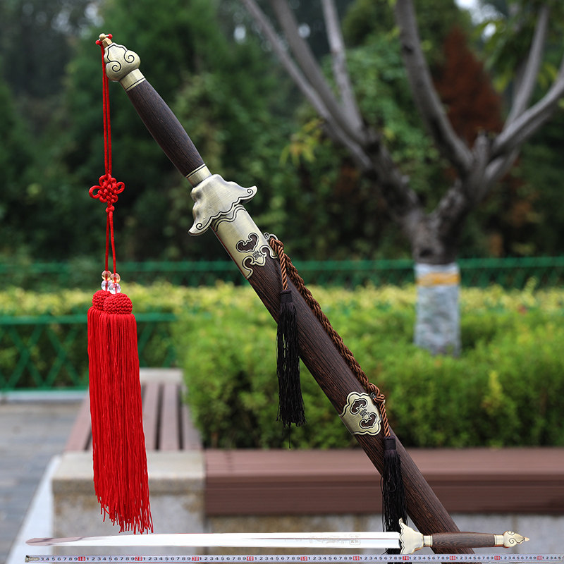 煌龙不锈钢太极剑 半硬剑 晨练剑身男女健身剑 未开刃