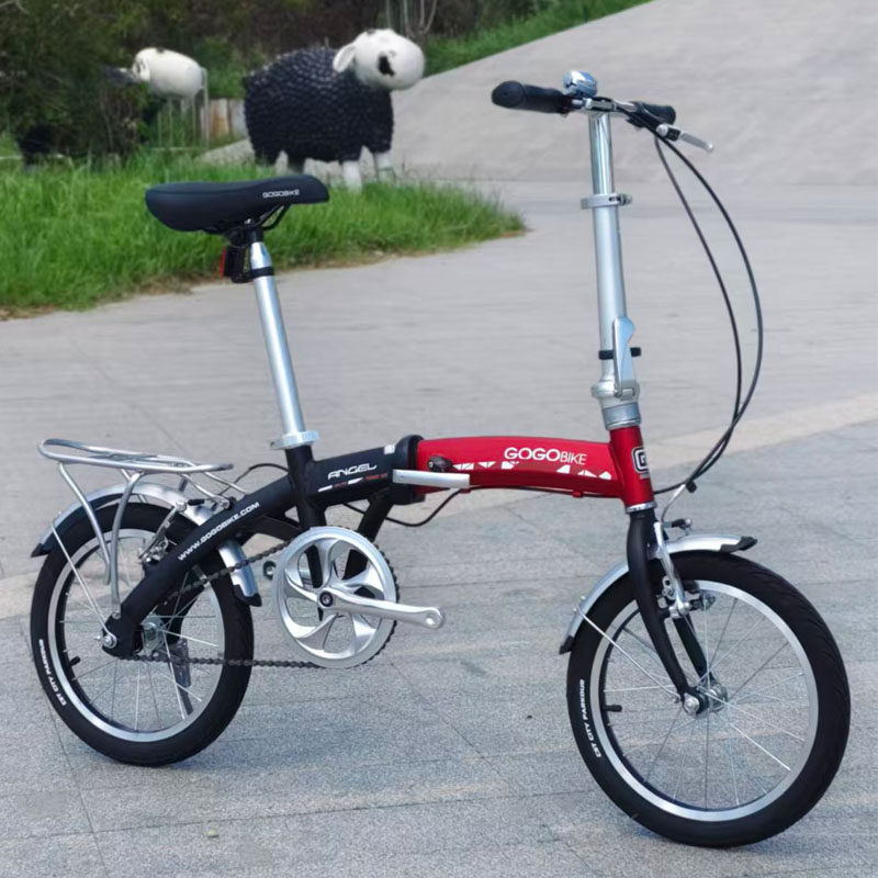 GOGOBIKE折叠自行车成人休闲通勤户外轻便折叠车16寸学生车