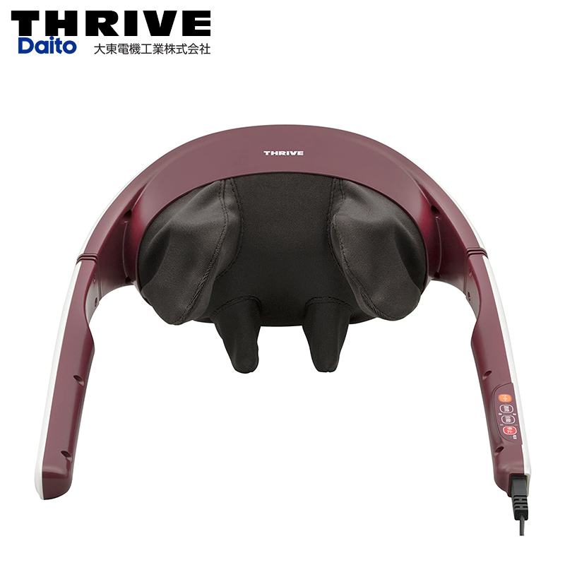 日本进口大东thrive肩部按摩器颈部脖子腰部手持滚轮揉捏 md-425