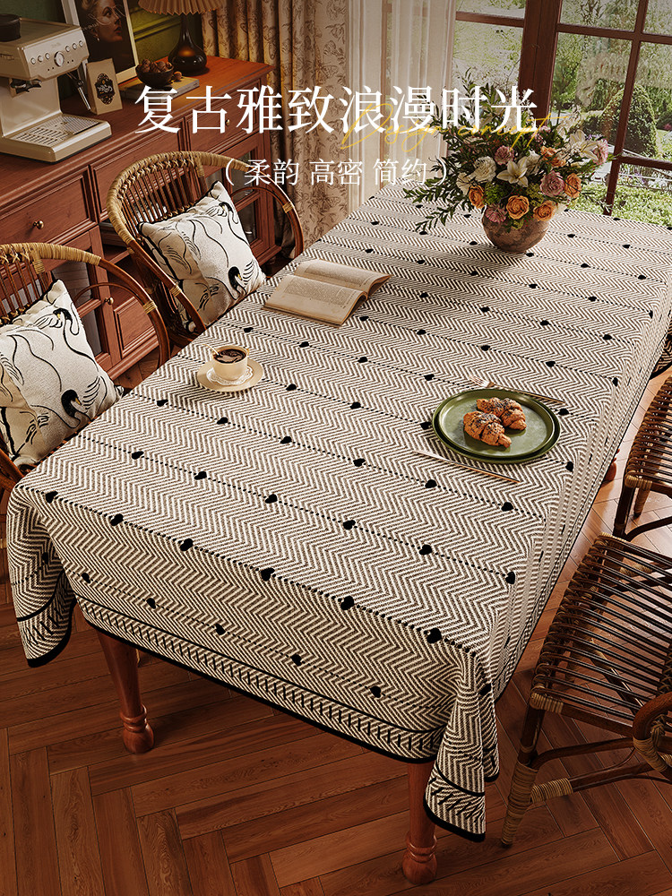 2025新款防水免洗桌布桌面茶几台面保护垫布轻奢覆古高级感餐桌垫,居家布艺,桌布,淘宝优惠券,粉丝福利购,淘宝优惠卷