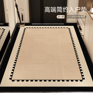 入户门地毯圈绒进门地垫新款客厅高级感地垫可擦洗耐脏防滑可定制