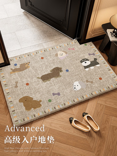 2025新款地垫入户门口垫免洗可裁剪专用高级门外入门地毯脚踏垫子