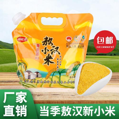 谷爱田敖汉小米米油醇厚软糯香甜