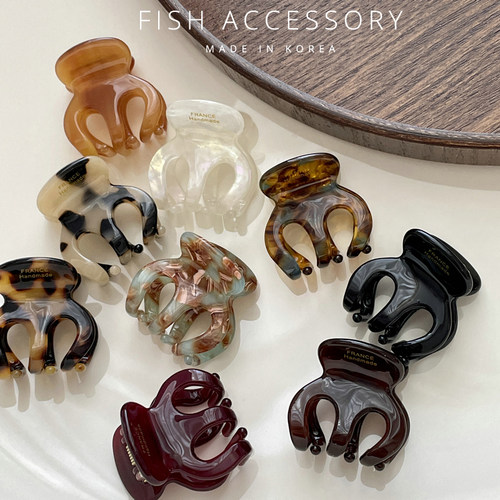 气质法式高马尾小抓夹