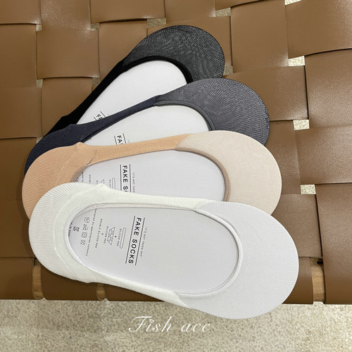 韩国轻薄网纱纯色浅口袜透气船袜