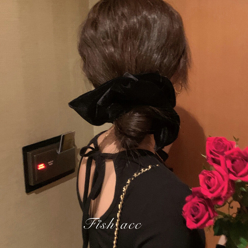 韩国进口优雅高级感发圈细腻丝绒四角发绳小金扣大号显发量大肠圈,饰品/流行首饰/时尚饰品新,发饰,淘宝优惠券,粉丝福利购,淘宝优惠卷