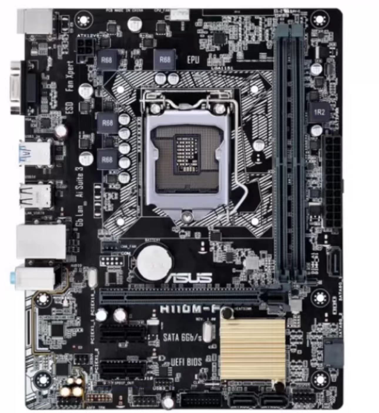 华硕技嘉微星H110主板H310主板H510 H610 板U套装