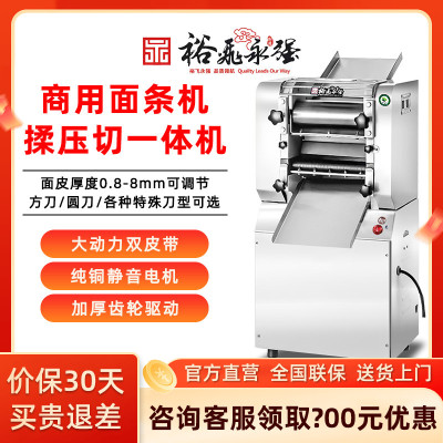 裕飞永强官方正品商用面条机全自动电动 压面揉面切面和面一体机